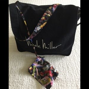 VTG Nichole Miller messenger “Barbie” bag
